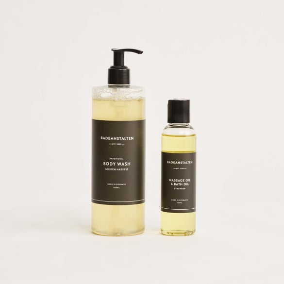 Badeanstalten - Body wash og Massageolie